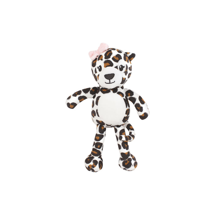 Hudson Baby Plush Bathrobe and Toy Set, Leopard, One Size
