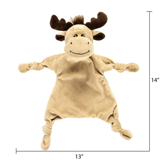 Trend Lab Brown Moose Infant Security Blanket