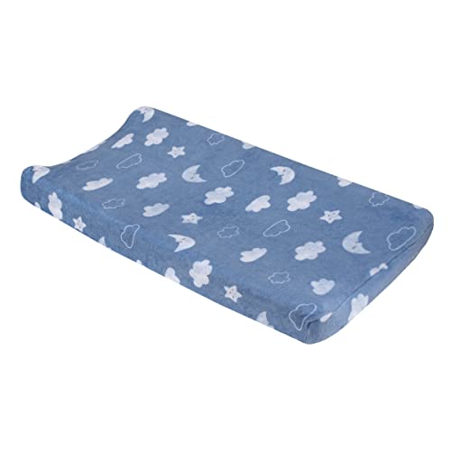 Carter's Blue Elephant  Changing Pad Cover