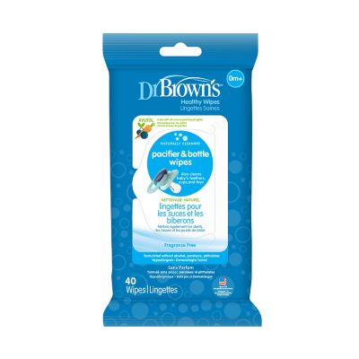 Dr. Brown's Pacifier and Bottle Wipes, 40 Count