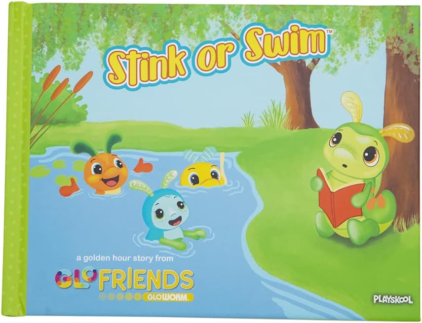 Playskool Glo Friends Stink or Swim - Storytime Book with Bookworm