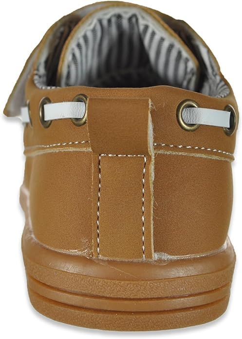 Stepping Stones Baby Boys' Boat Shoes - Tan