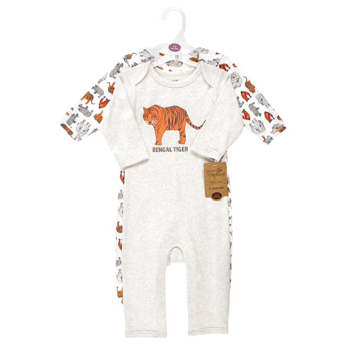 Touched by Nature Organic Cotton Coveralls, Endangered Tiger