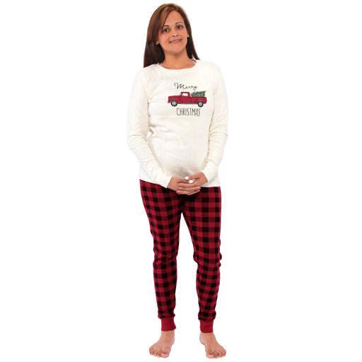 Touched by Nature Womens Holiday Pajamas, Christmas Tree