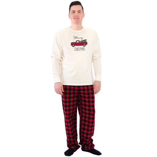 Touched by Nature Mens Holiday Pajamas, Christmas Tree