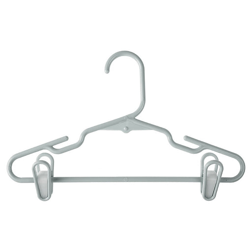 Mighty Goods 3-Pack Children's Hangers with Clips in White