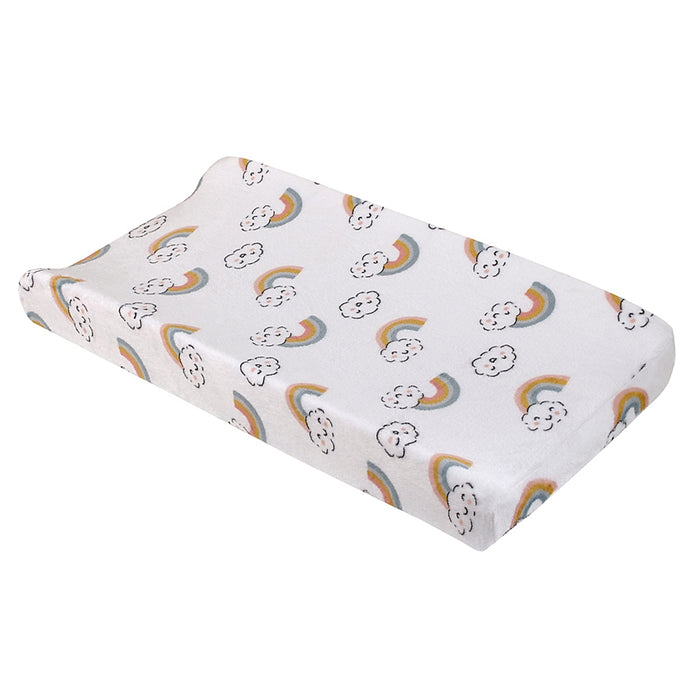 Carter's Chasing Rainbows Contoured Changing Pad Cover