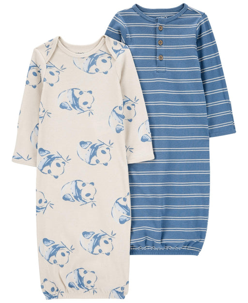 Carter's Baby Boy 2-Pack Sleeper Gowns in Blue
