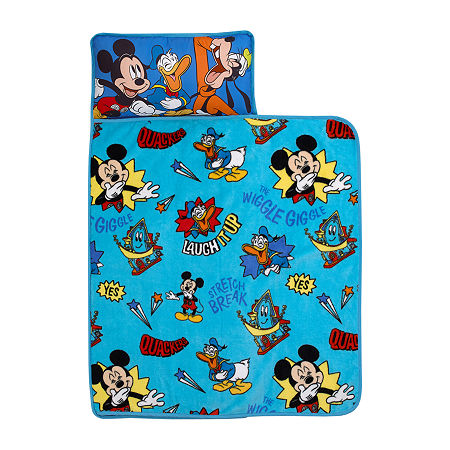 Disney Mickey Mouse Funhouse Crew Donald Duck and Goofy Toddler Nap Mat