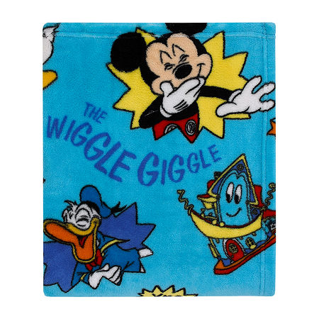 Disney Mickey Mouse Funhouse Crew  Super Soft Toddler Blanket