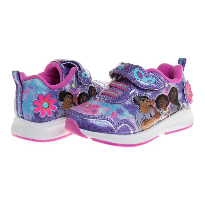 Josmo Disney Encanto Light Up Girls' Sneakers (Toddler/Little Kids) Purple