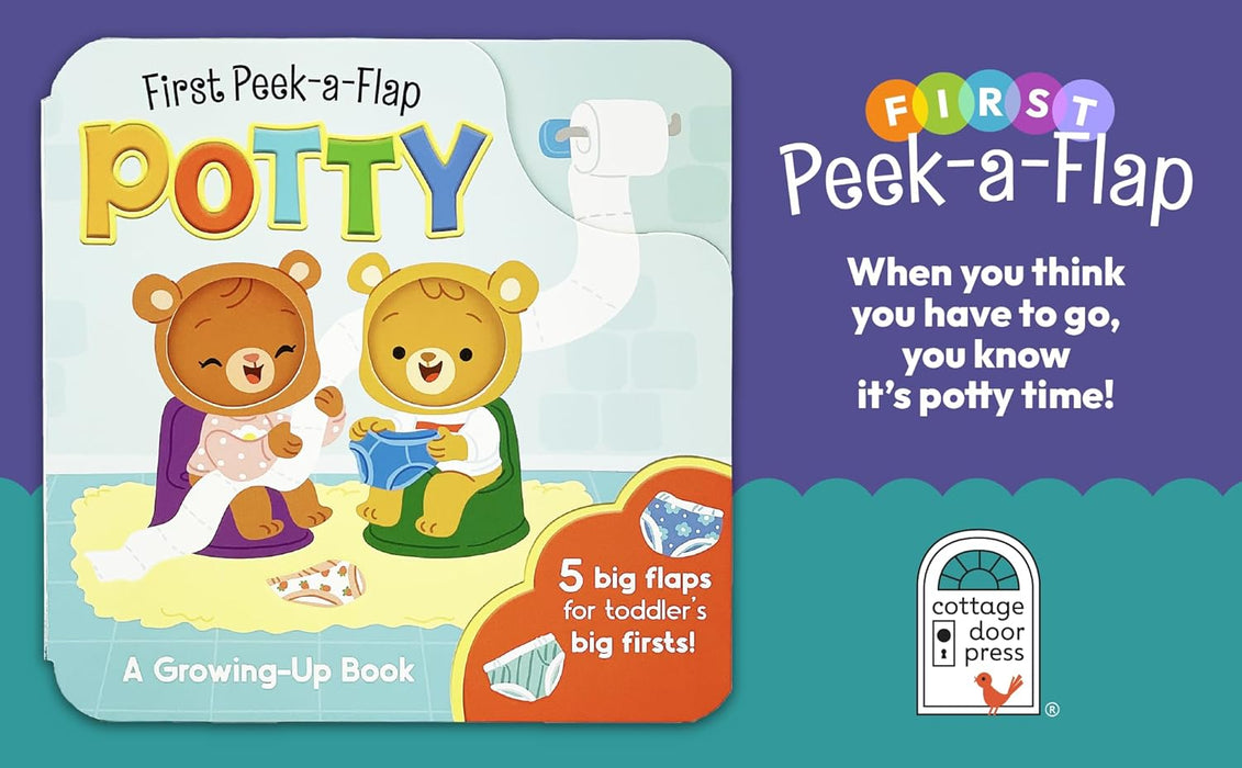 Potty (First Peek-A-Flap) - by Cottage Door Press