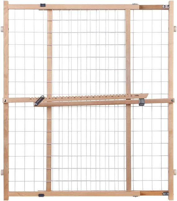 Toddleroo 50" Wide Extra Wide Wire Mesh Baby Gate