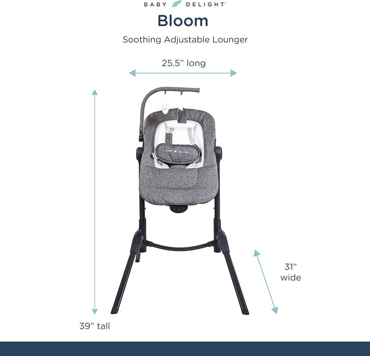 Baby Delight Bloom Soothing Adjustable Lounger