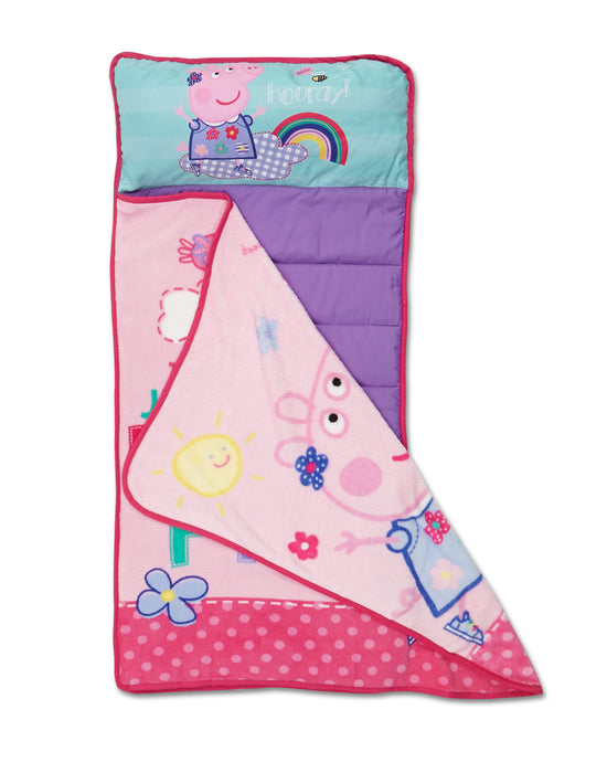 Peppa Pig Baby Boom Toddler Quilted Mat and Plush Blanket Nap Mat