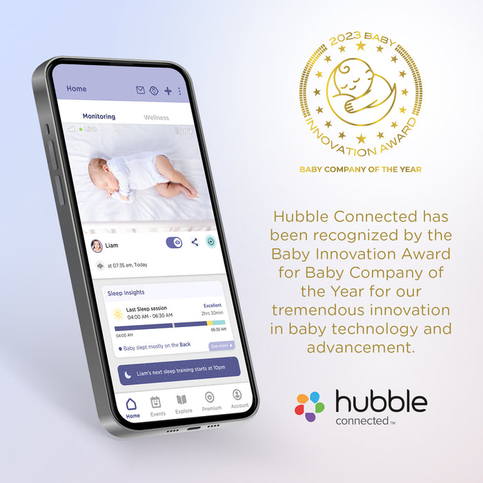 Hubble Connected Nursery View Pro Twin