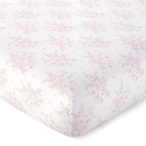 Levtex Baby Heritage Crib Fitted Sheet Floral 100% Cotton
