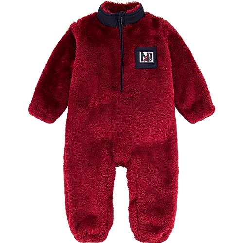 Nautica Baby Boys Fleece Coverall - Red