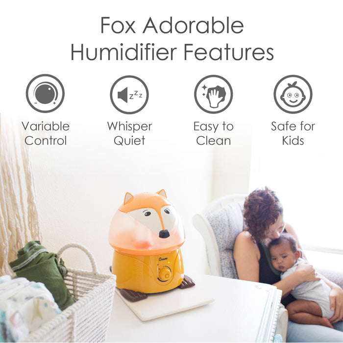Crane Adorable Fox Ultrasonic Cool Mist Humidifier