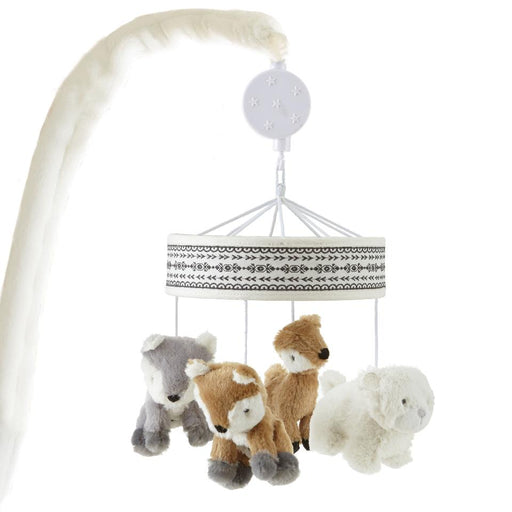 Levtex Baby Bailey Musical Rotating Baby Crib Mobile -  Woodland Creatures