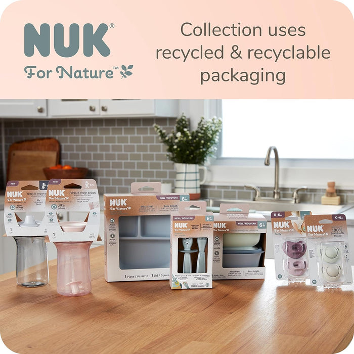 NUK for Nature™ Simply Natural Pacifier Silicone 2pack
