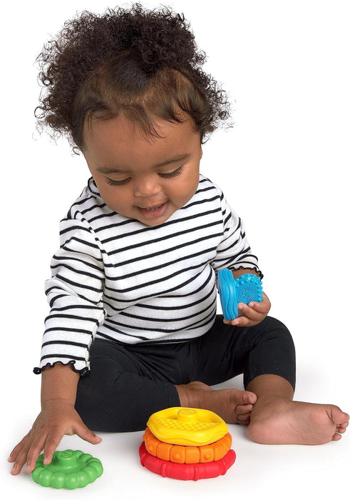 Baby Einstein Stack & Teethe 5-Piece Teether Toy Set
