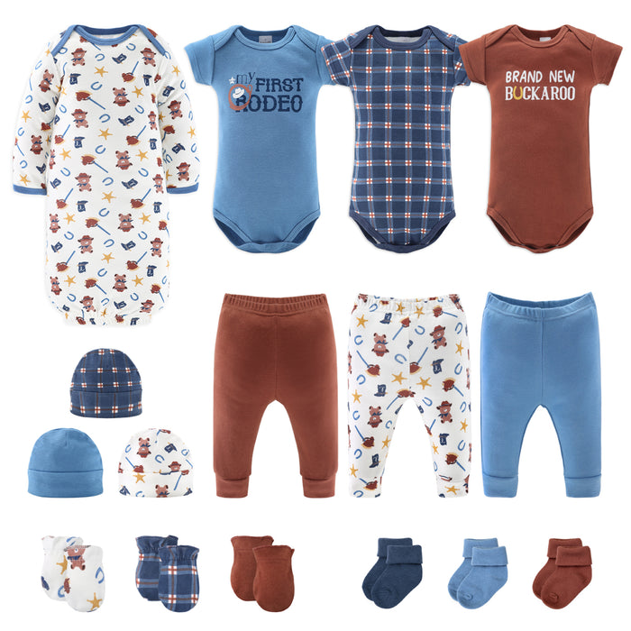 The Peanutshell 16 Piece Layette Set in Yellowstone
