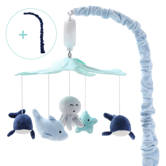 The Peanutshell Sealife Baby Musical Crib Mobile