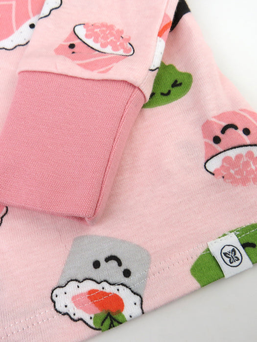 Honest Baby Clothing 2-Piece Organic Cotton Pajama, Sushi