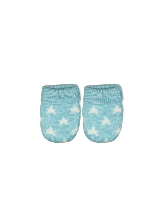 NYGB Scratch Mittens in Blue/White, 2 Pack