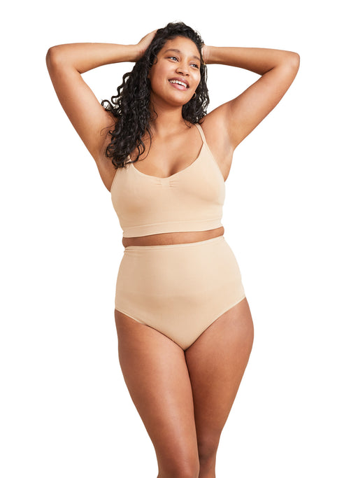 HATCH Collection The Maternity Seamless Belly Brief Sand