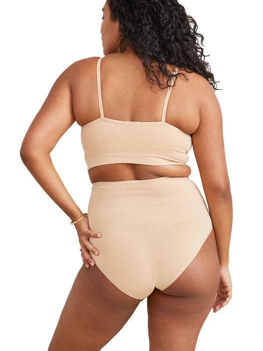 HATCH Collection The Maternity Seamless Belly Brief Sand