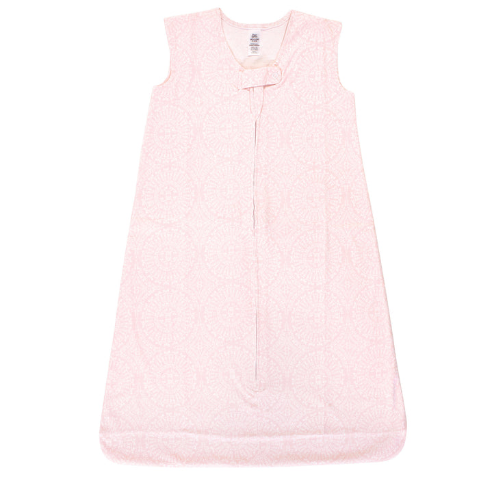 Yoga Sprout Baby Girl Sleeveless Jersey Cotton Sleeping Sack, Blanket, Scroll
