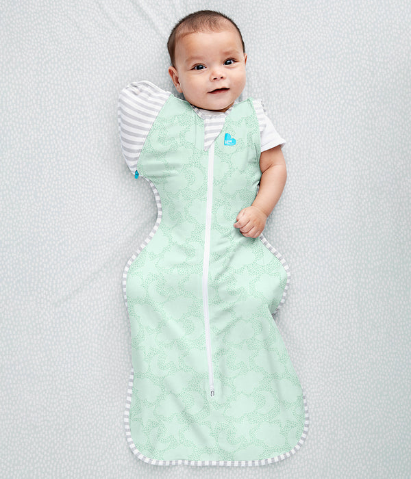 Love To Dream Swaddle Up Transition Bag Organic, Organic Cotton, Celestial Dot Mint