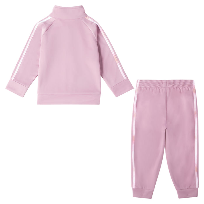 Adidas Baby Girls 2 Piece Track Set in Pink