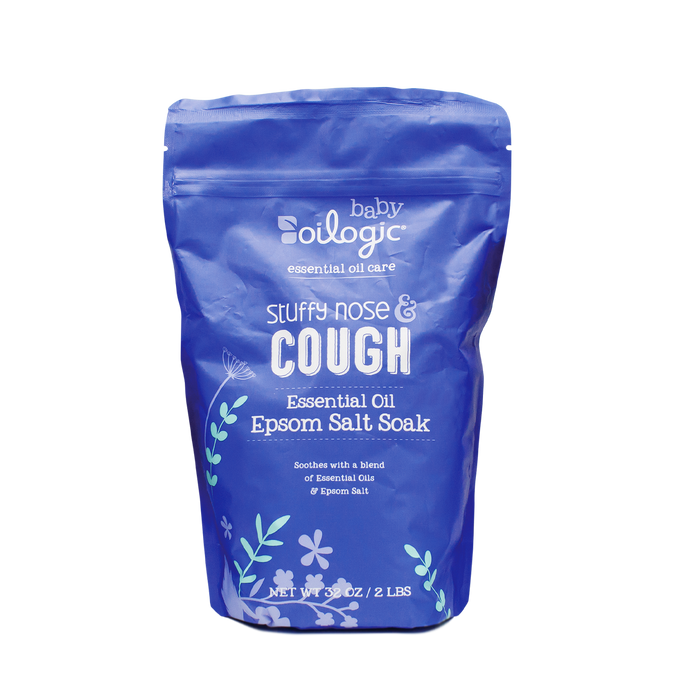 Oilogic Stuffy Nose & Cough Essential Oil Epsom Salt Soak 2 lbs.