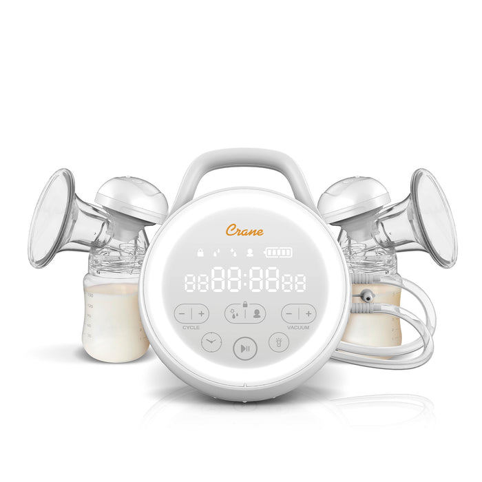 Crane Baby Premier Hospital Grade Double Electric Cordless Portable Breast Pump