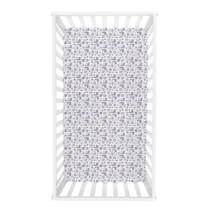 Trend Lab Deluxe Flannel Fitted Crib Sheet