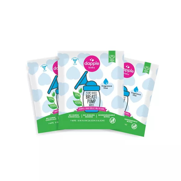 Dapple Breast Pump Cleaning Wipes - 30ct