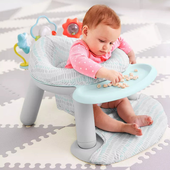 Skip Hop Baby Seat Silver Lining Cloud 2-in-1 Sit-up Chair & Activity Floor Seat