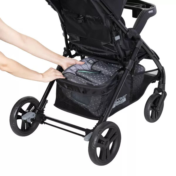 Baby Trend Passport Carriage Stroller Travel System DLX with EZ-Lift™ PLUS - Uptown Black