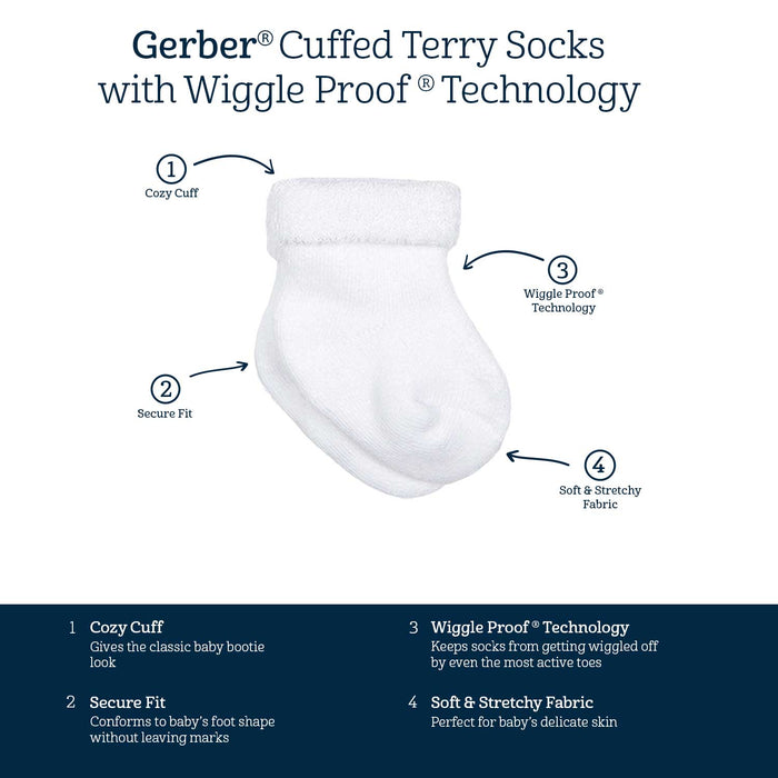 Gerber Terry Socks 6 Pairs