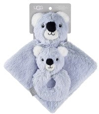 UGG Polar Tipped Dye Koala Lovey and Rattle Gift Set