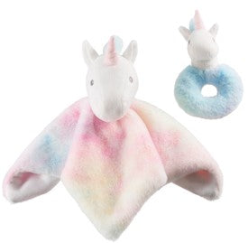 UGG Polar Tie Dye Unicorn Lovey and Rattle Gift Set