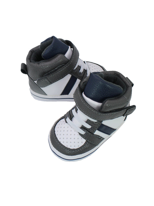 Stepping Stones First Steps Textured High Top Sneaker in Grey
