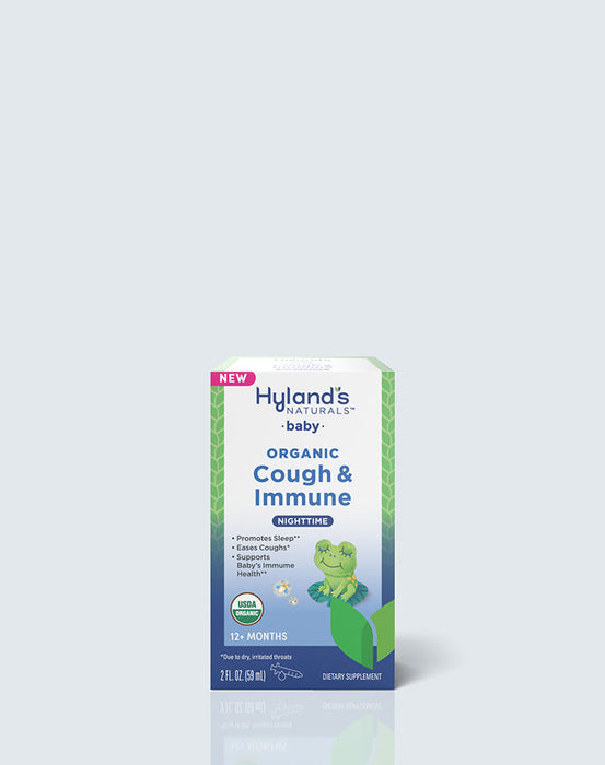 Hyland's Naturals Baby Organic Cough & Immune Nighttime 2fz