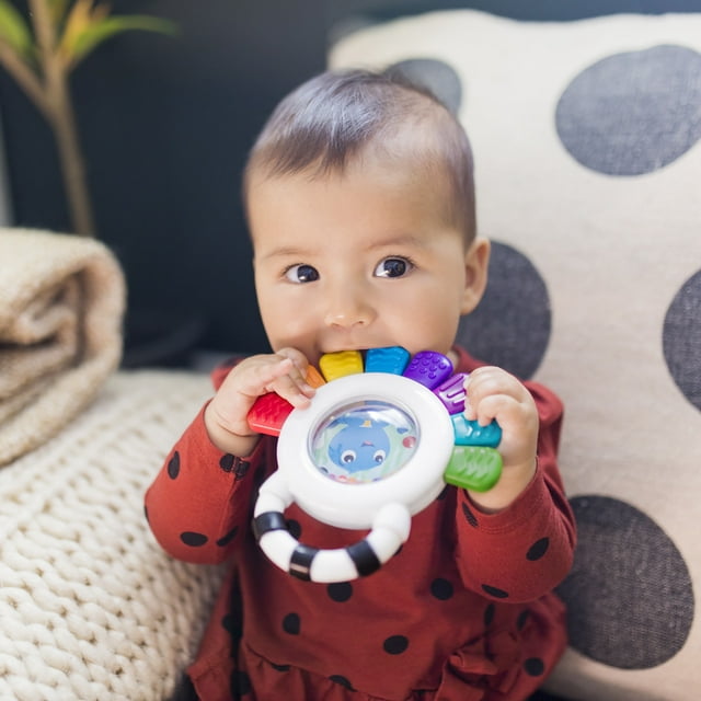 Baby Einstein Outstanding Opus the Octopus Sensory Rattle & Teether Multi-Use Toy