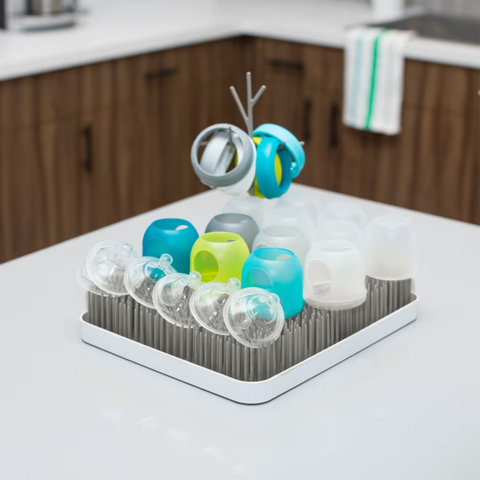 Boon Grass Countertop Baby Bottle Drying Rack with Stem & Twig Accessories
