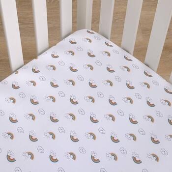 Carter's Chasing Rainbows Fitted Crib Sheet