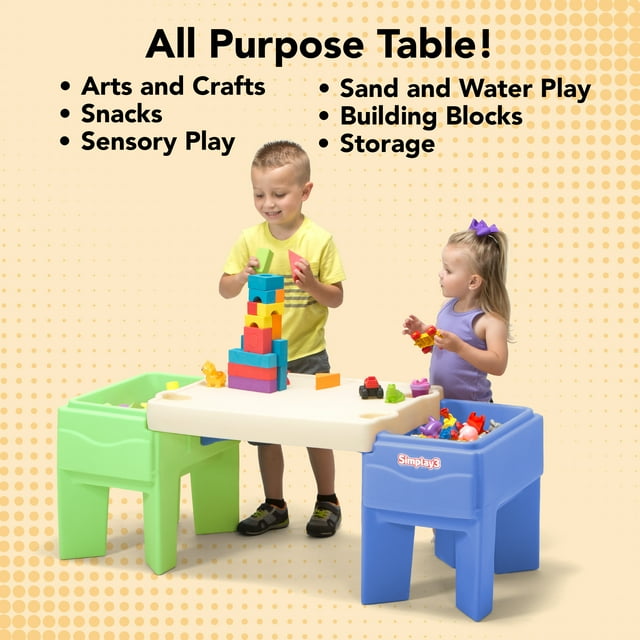 Simplay3 Kids In & Out Expandable Activity Table